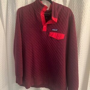 Patagonia quilted snap pullover